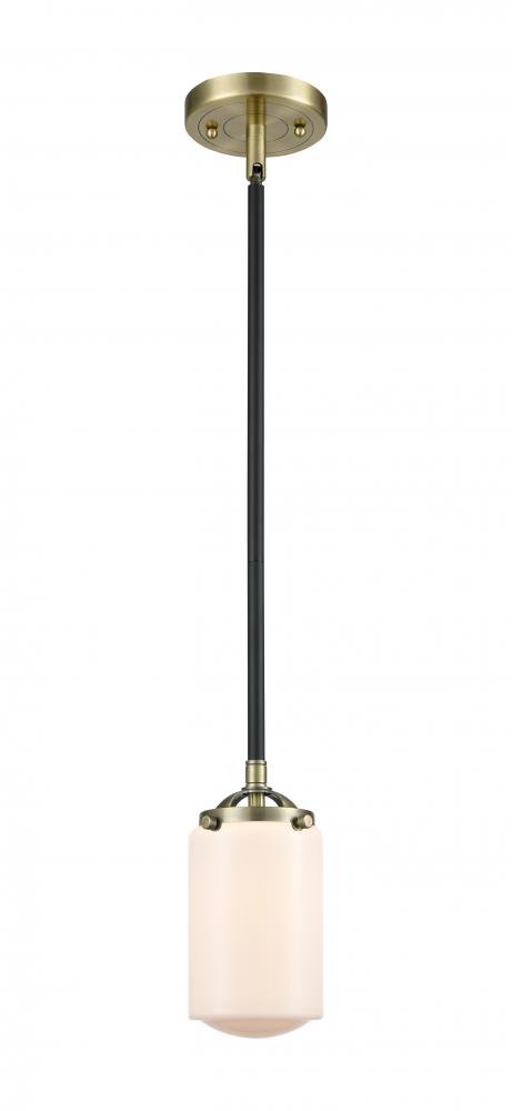 Dover - 1 Light - 5 inch - Black Antique Brass - Cord hung - Mini Pendant