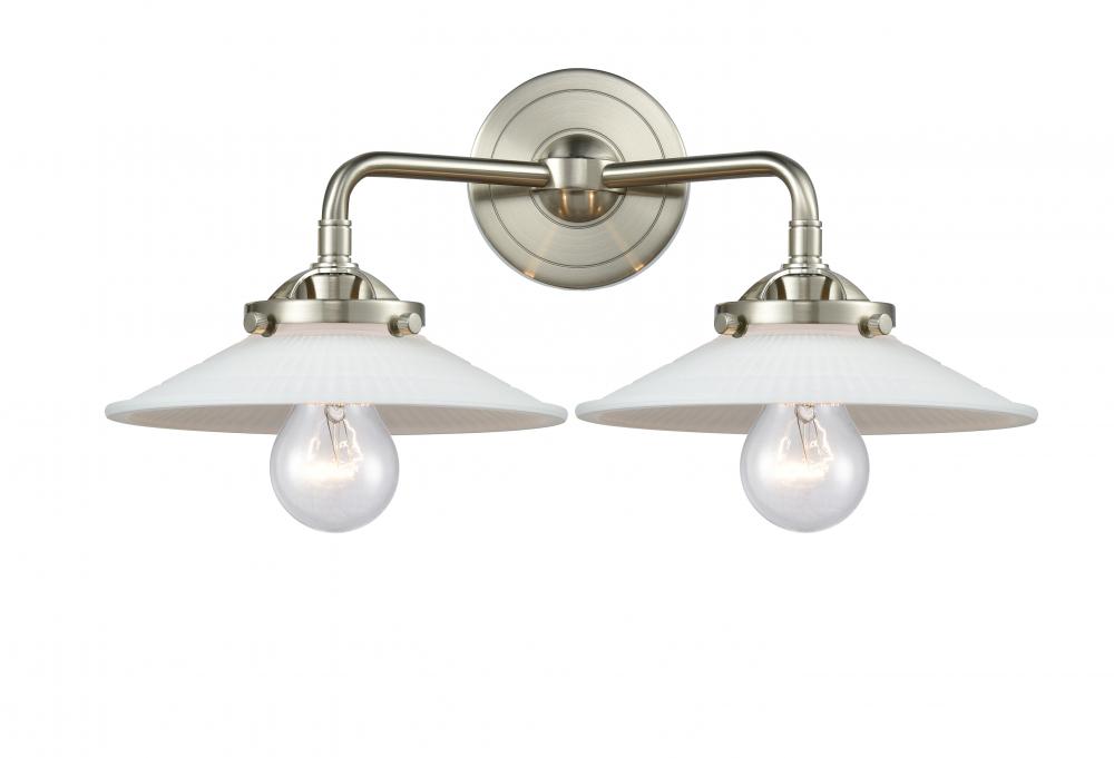 Halophane 2 Light Bath Vanity Light