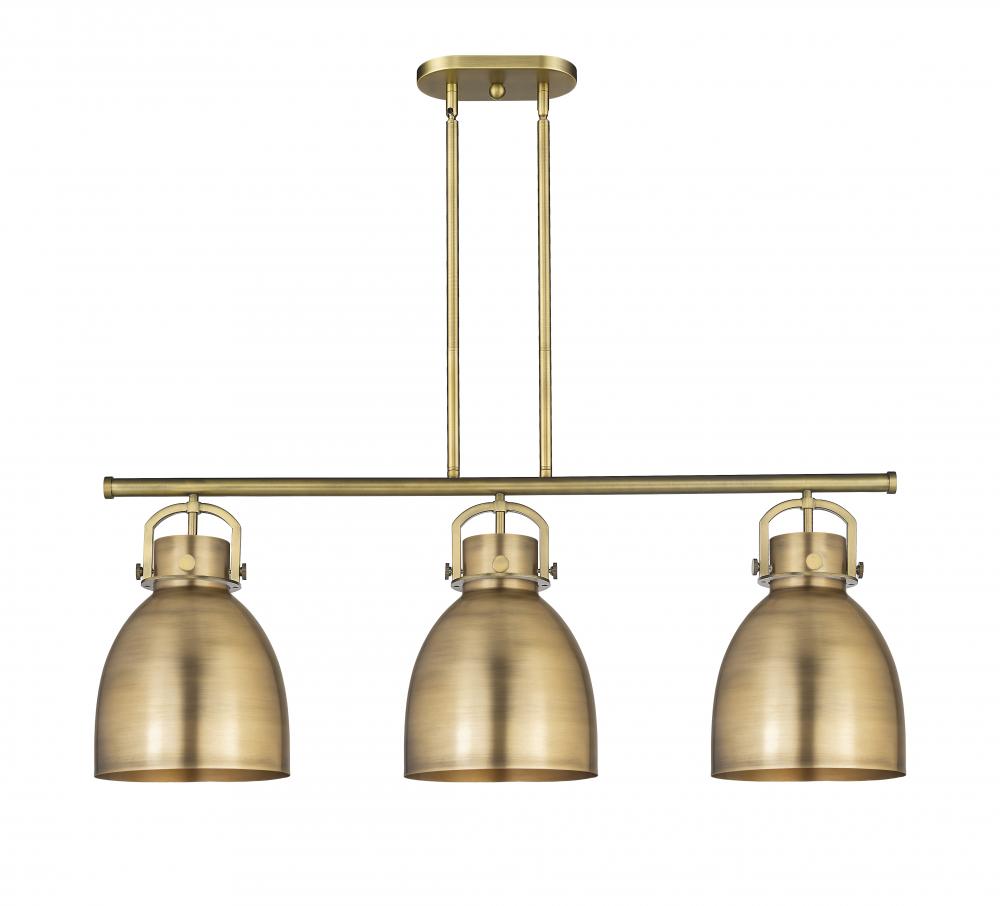 Newton Sphere - 3 Light - 42 inch - Brushed Brass - Island Light