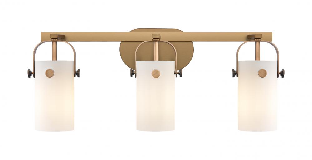 Pilaster - 3 Light - 24 inch - Brushed Brass - Bath Vanity Light