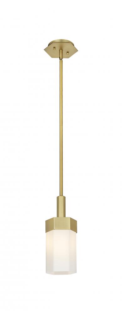 Claverack - 1 Light - 6 inch - Brushed Brass - Pendant