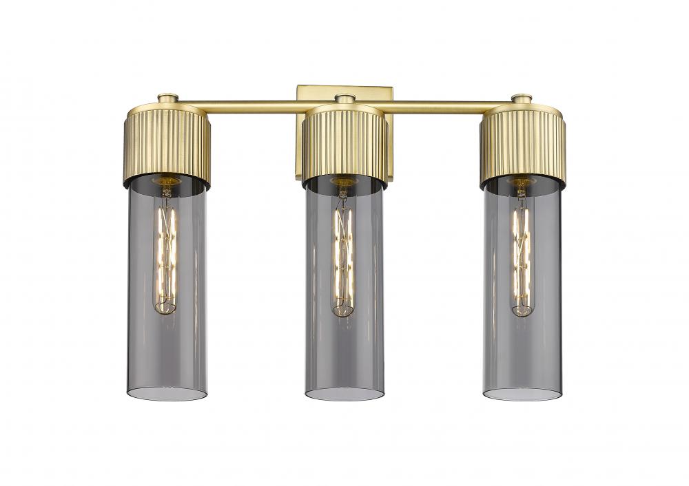 Bolivar - 3 Light - 21 inch - Brushed Brass - Bath Vanity Light