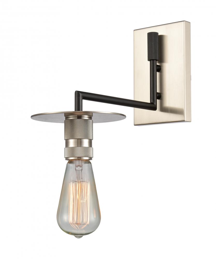 Aurora - 1 Light - 6 inch - Black Satin Nickel - Sconce