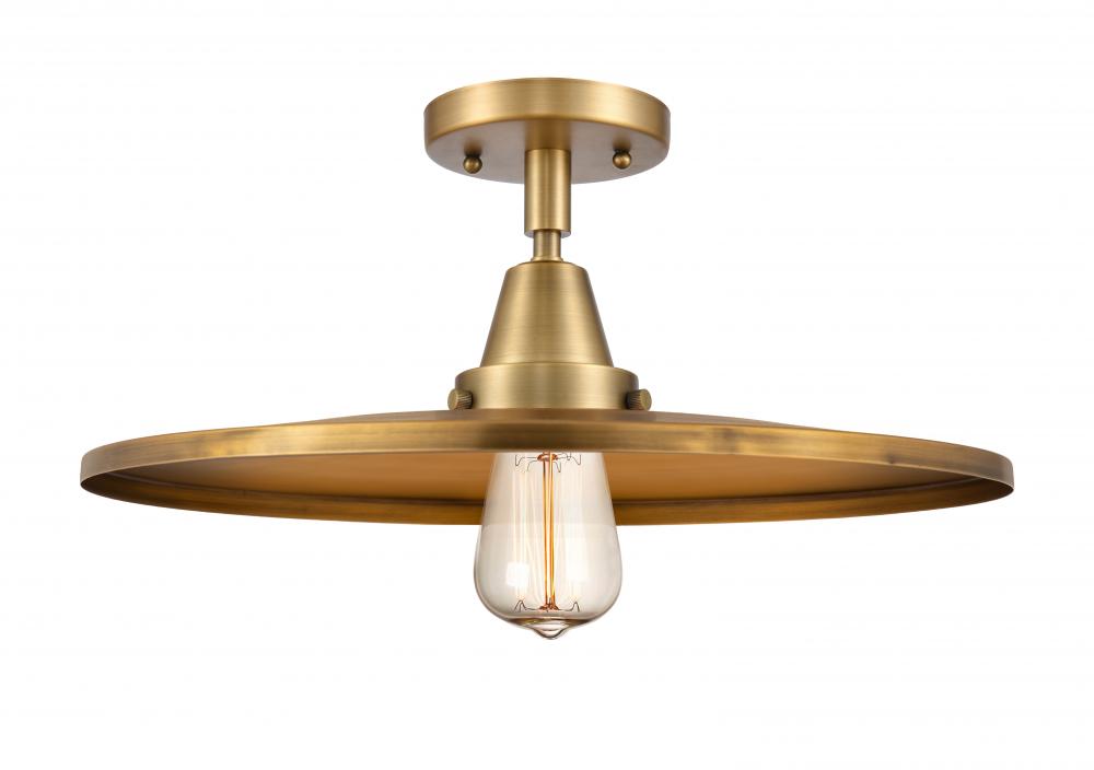 Appalachian - 1 Light - 16 inch - Brushed Brass - Flush Mount