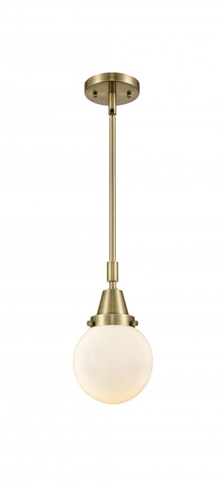 Beacon - 1 Light - 6 inch - Antique Brass - Mini Pendant