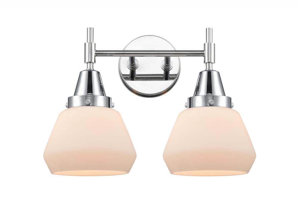 Fulton - 2 Light - 16 inch - Polished Chrome - Bath Vanity Light