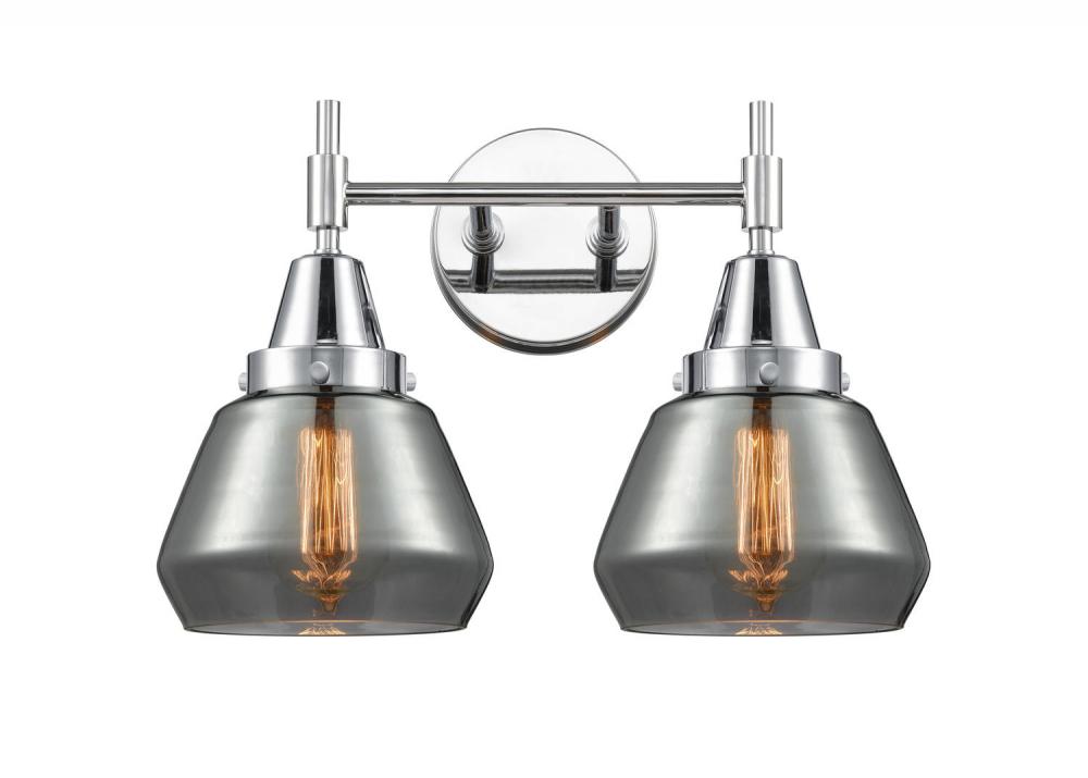 Fulton - 2 Light - 16 inch - Polished Chrome - Bath Vanity Light