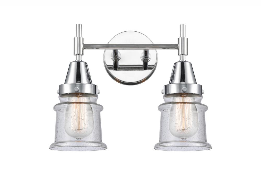 Canton - 2 Light - 14 inch - Polished Chrome - Bath Vanity Light