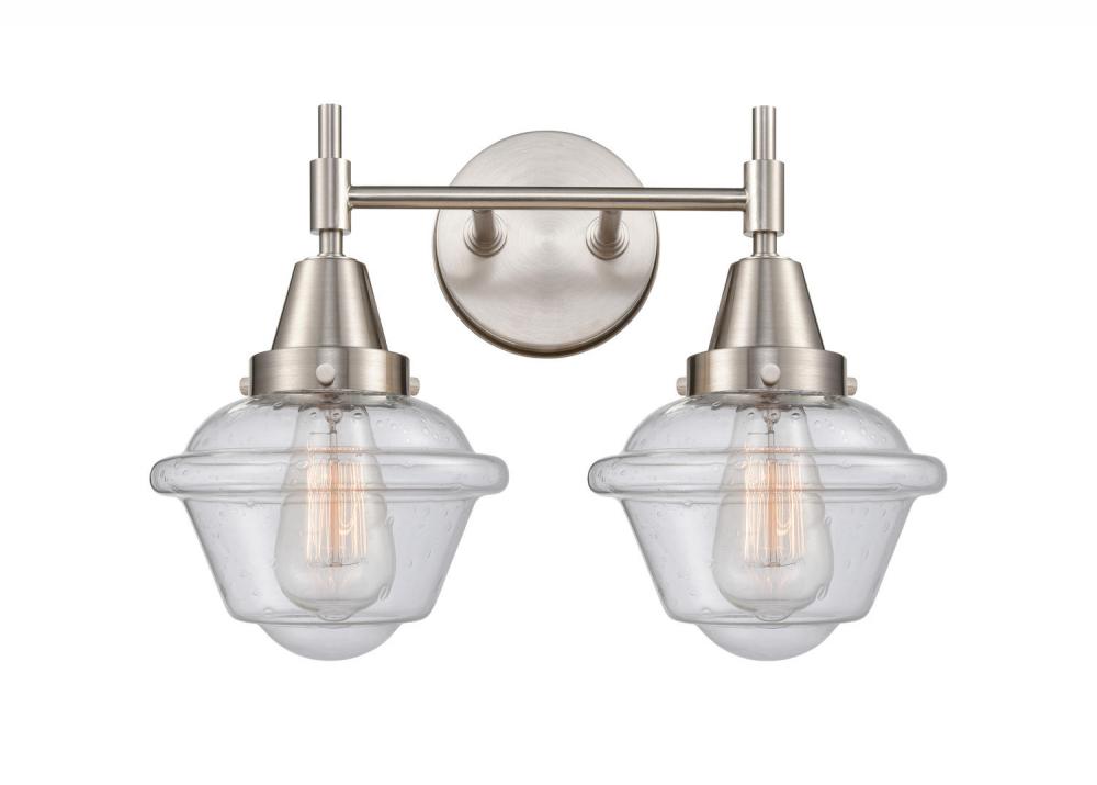 Oxford - 2 Light - 17 inch - Satin Nickel - Bath Vanity Light