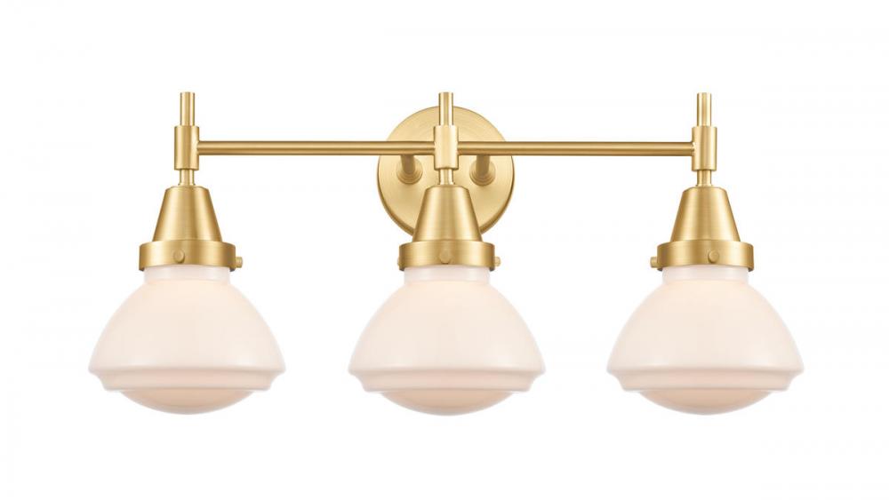 Olean - 3 Light - 25 inch - Satin Gold - Bath Vanity Light