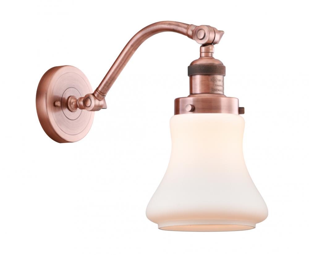 Bellmont - 1 Light - 7 inch - Antique Copper - Sconce