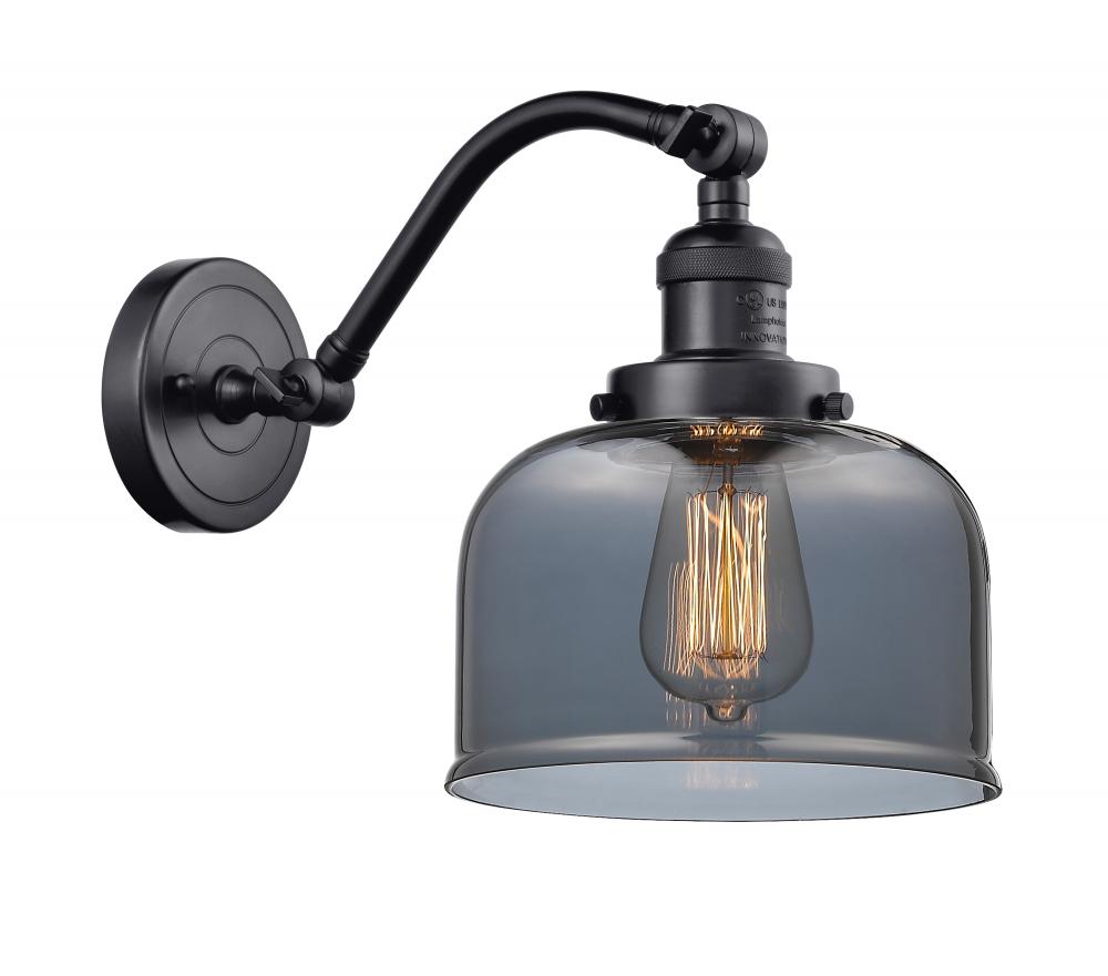 Bell - 1 Light - 8 inch - Matte Black - Sconce