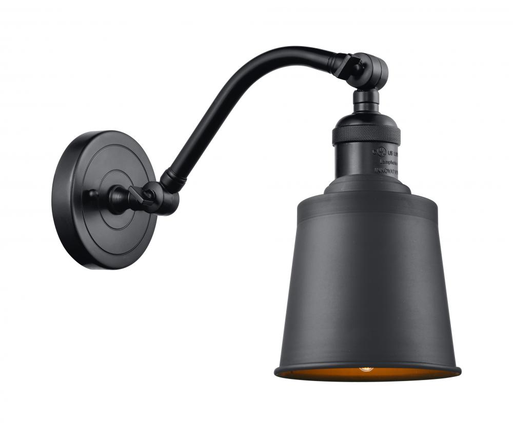 Addison - 1 Light - 5 inch - Matte Black - Sconce