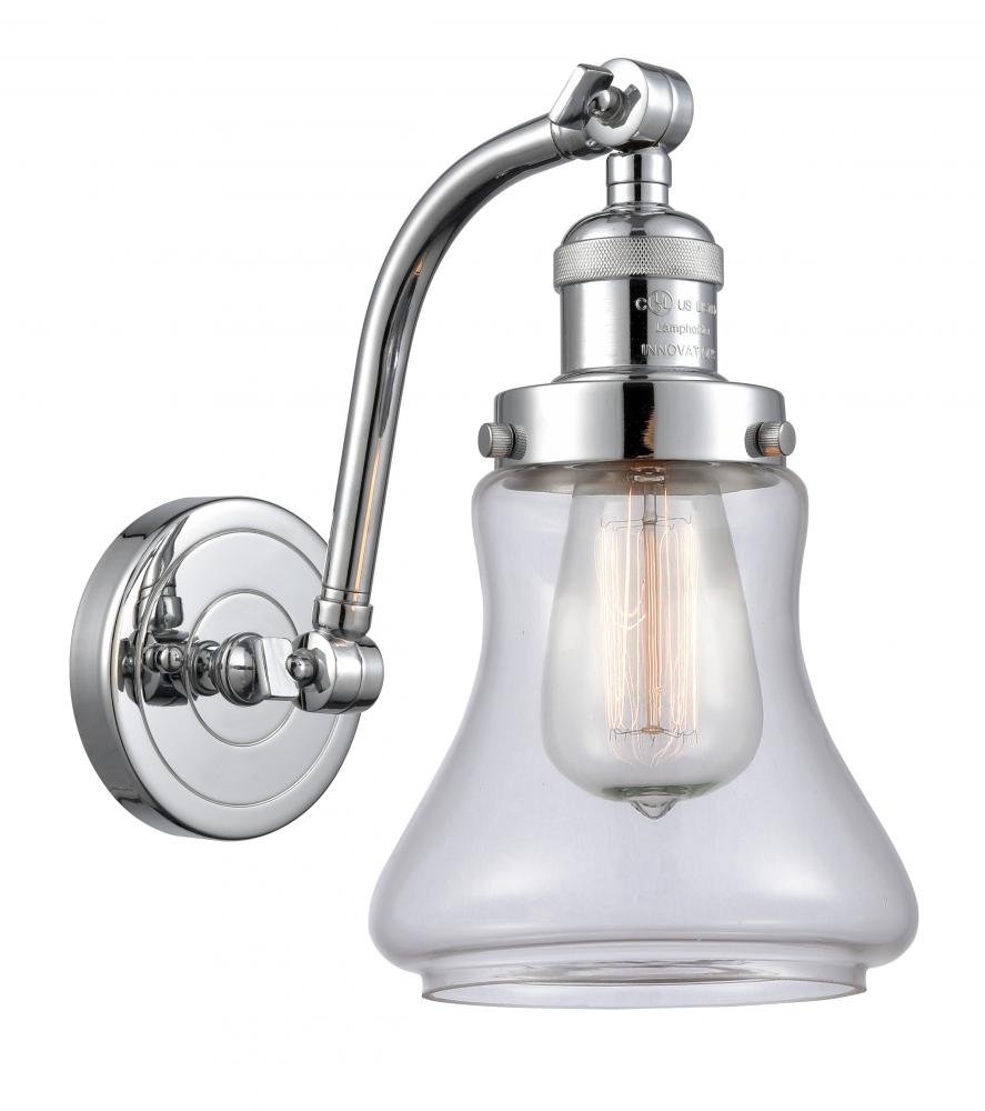 Bellmont - 1 Light - 7 inch - Polished Chrome - Sconce