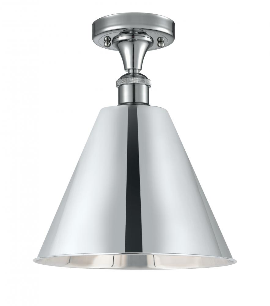 Berkshire - 1 Light - 12 inch - Polished Chrome - Semi-Flush Mount