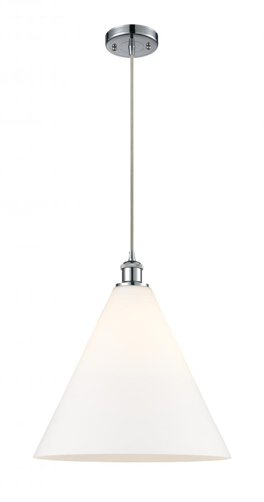 Berkshire - 1 Light - 16 inch - Polished Chrome - Cord hung - Pendant