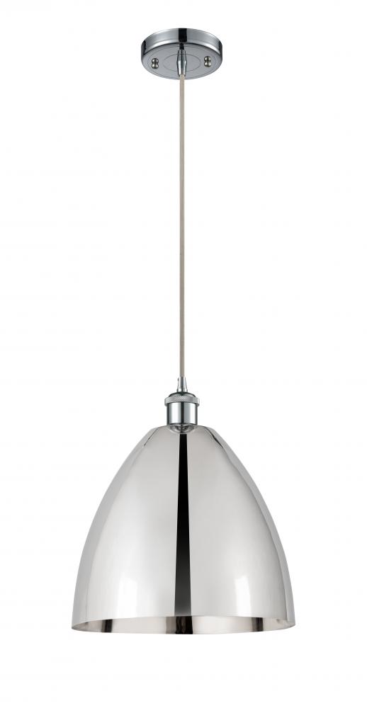 Bristol - 1 Light - 12 inch - Polished Chrome - Cord hung - Mini Pendant