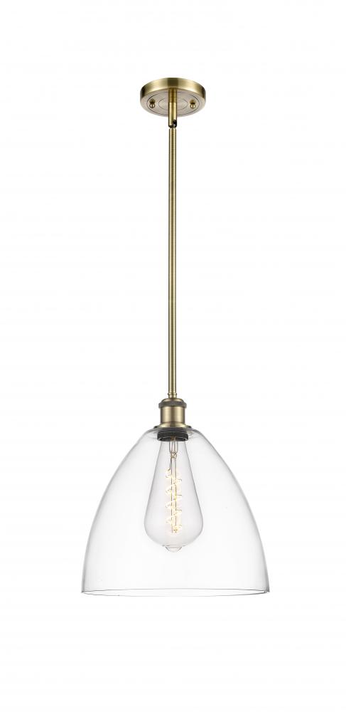 Bristol - 1 Light - 12 inch - Antique Brass - Mini Pendant