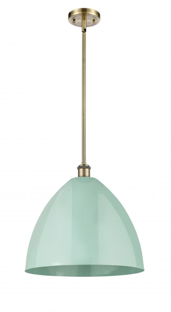 Plymouth - 1 Light - 16 inch - Antique Brass - Pendant