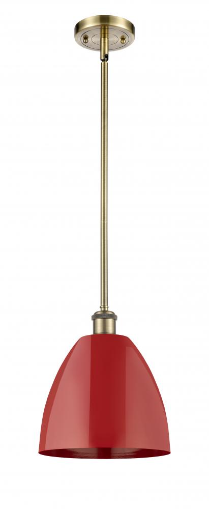 Plymouth - 1 Light - 9 inch - Antique Brass - Pendant