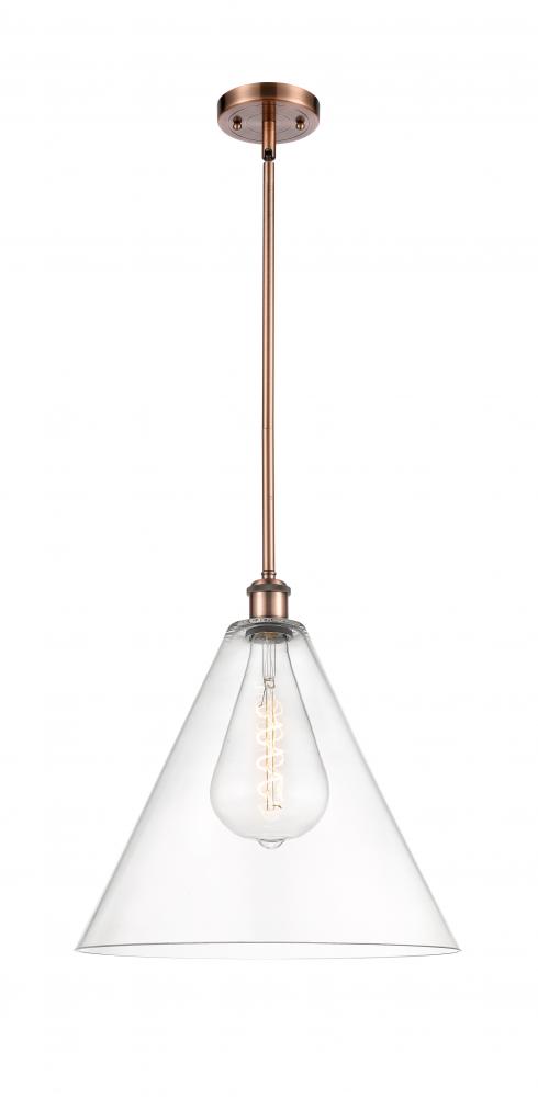 Berkshire - 1 Light - 16 inch - Antique Copper - Pendant