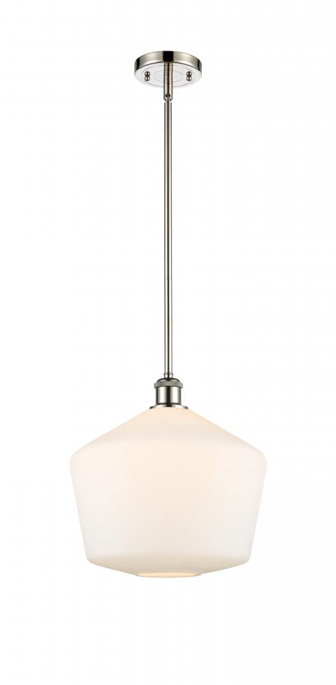 Cindyrella - 1 Light - 12 inch - Polished Nickel - Mini Pendant