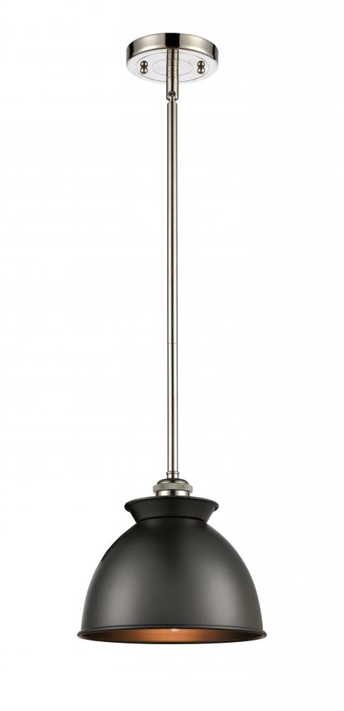 Adirondack - 1 Light - 8 inch - Polished Nickel - Mini Pendant