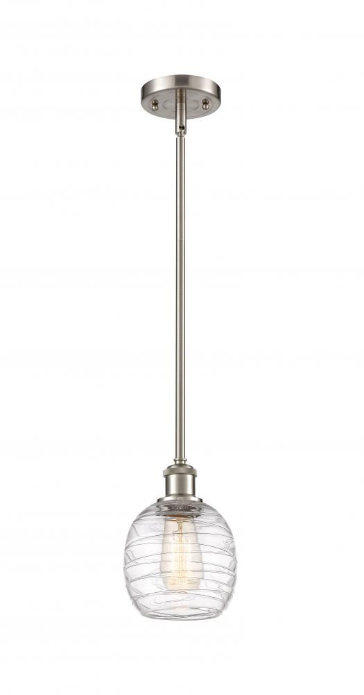 Belfast - 1 Light - 6 inch - Brushed Satin Nickel - Mini Pendant