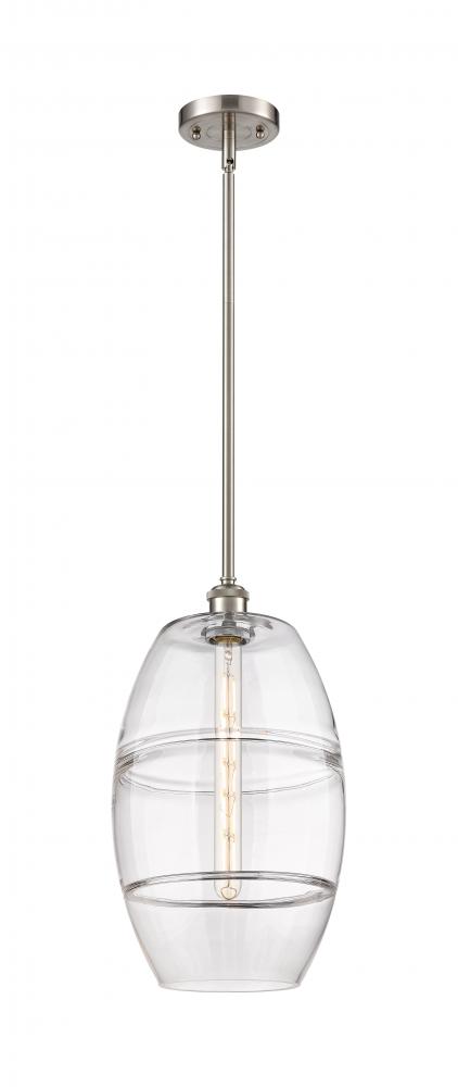 Vaz - 1 Light - 10 inch - Brushed Satin Nickel - Mini Pendant