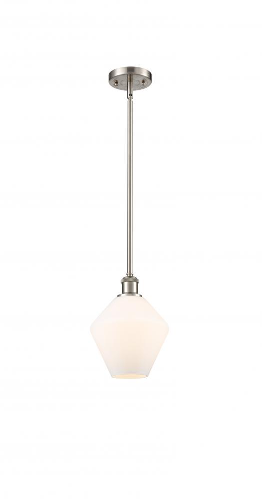 Cindyrella - 1 Light - 8 inch - Brushed Satin Nickel - Mini Pendant