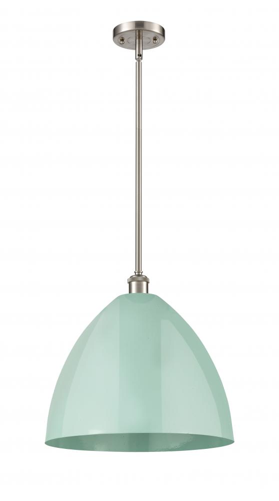 Plymouth - 1 Light - 16 inch - Brushed Satin Nickel - Pendant