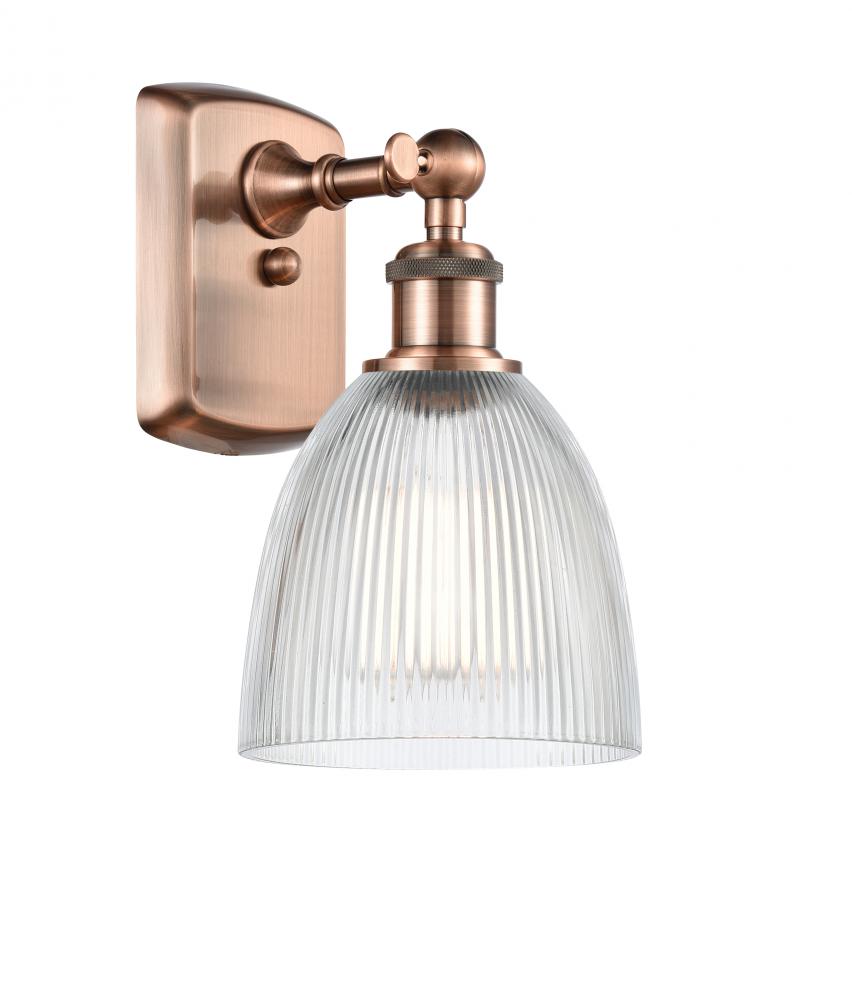 Castile - 1 Light - 6 inch - Antique Copper - Sconce