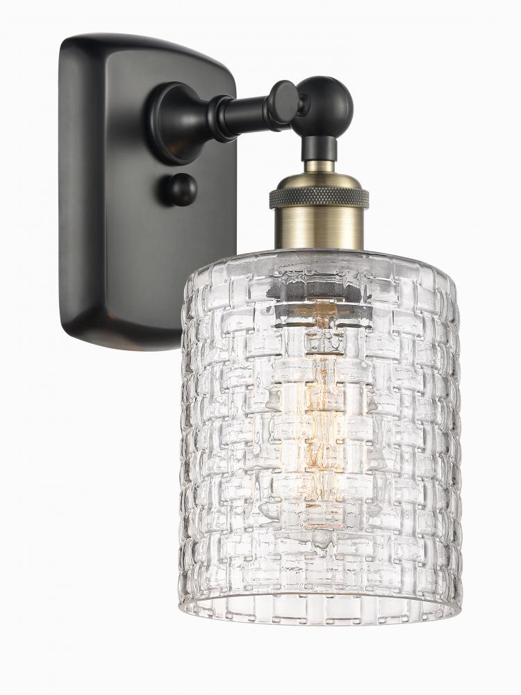 Cobbleskill - 1 Light - 5 inch - Black Antique Brass - Sconce