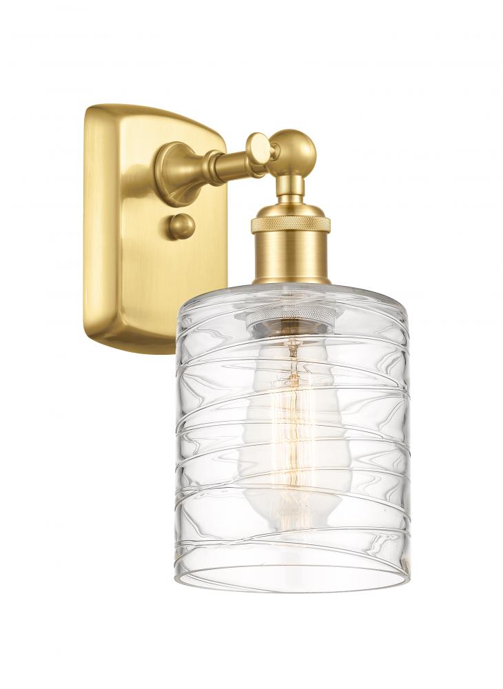 Cobbleskill - 1 Light - 5 inch - Satin Gold - Sconce