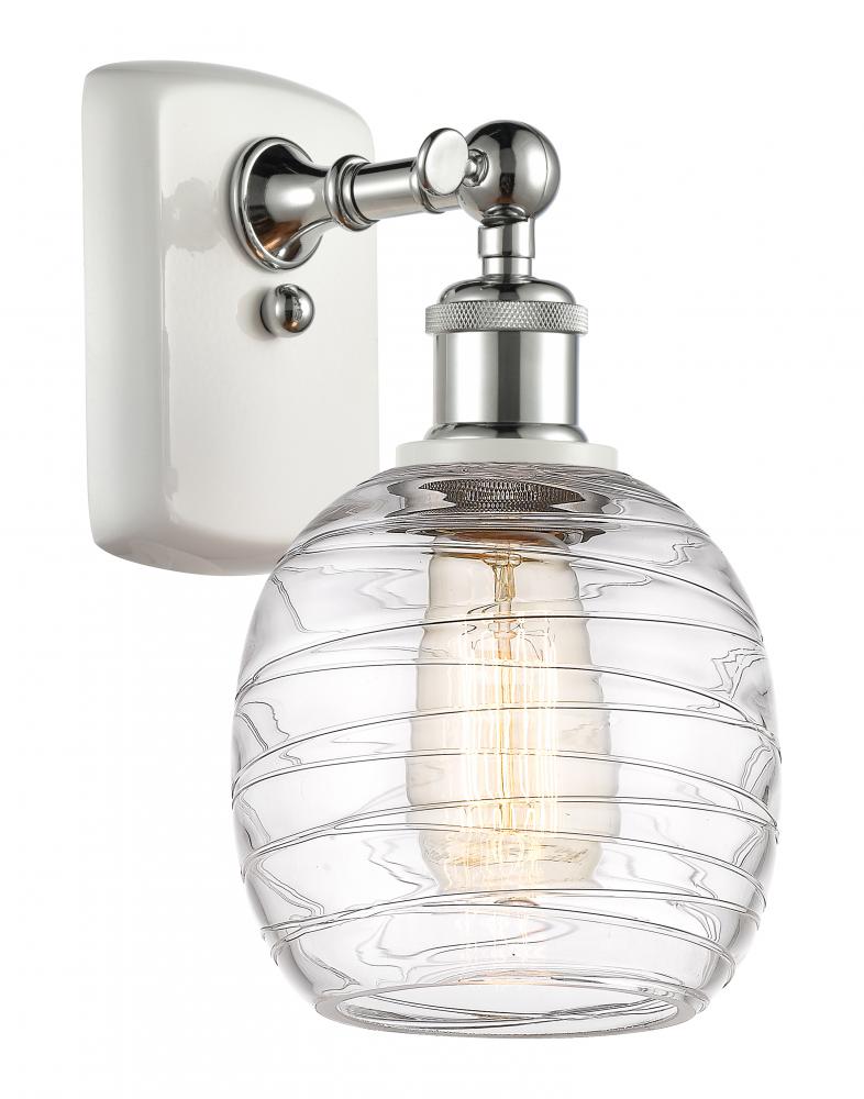 Belfast - 1 Light - 6 inch - White Polished Chrome - Sconce