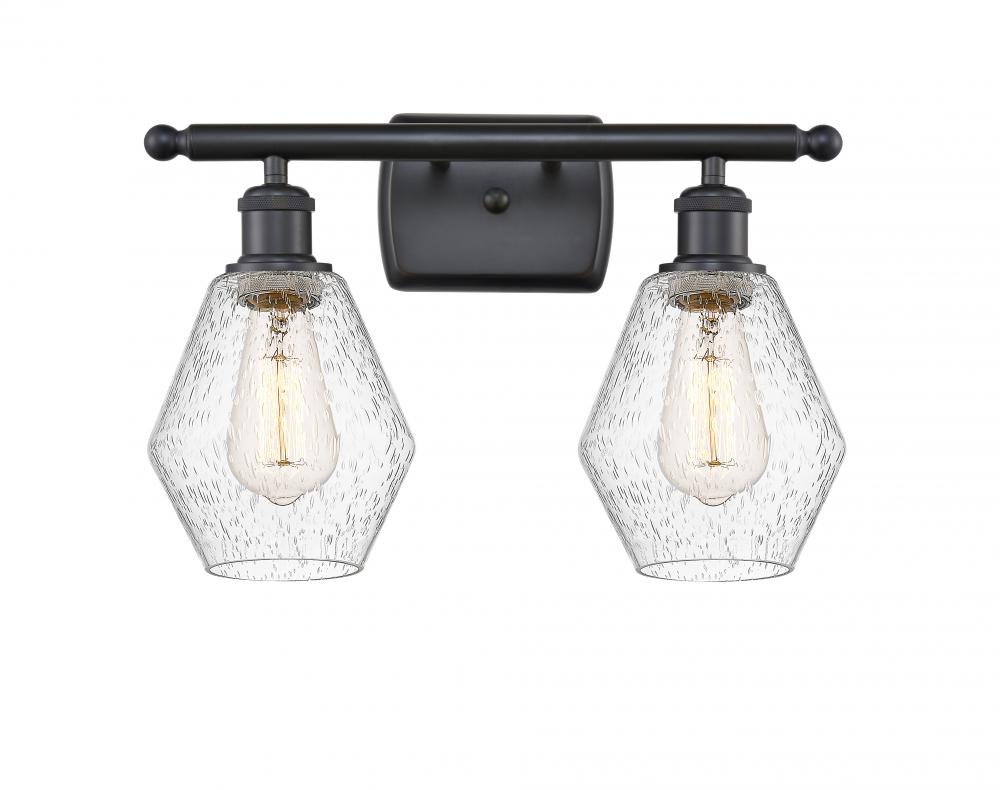 Cindyrella - 2 Light - 16 inch - Matte Black - Bath Vanity Light