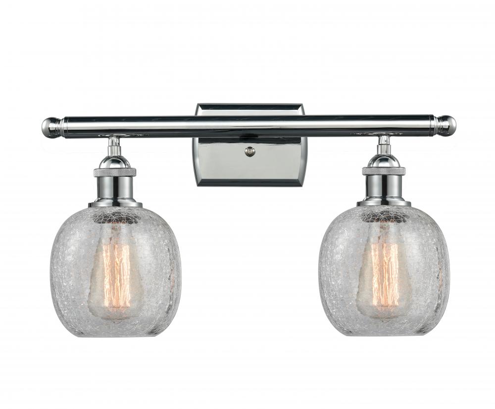 Belfast - 2 Light - 16 inch - Polished Chrome - Bath Vanity Light