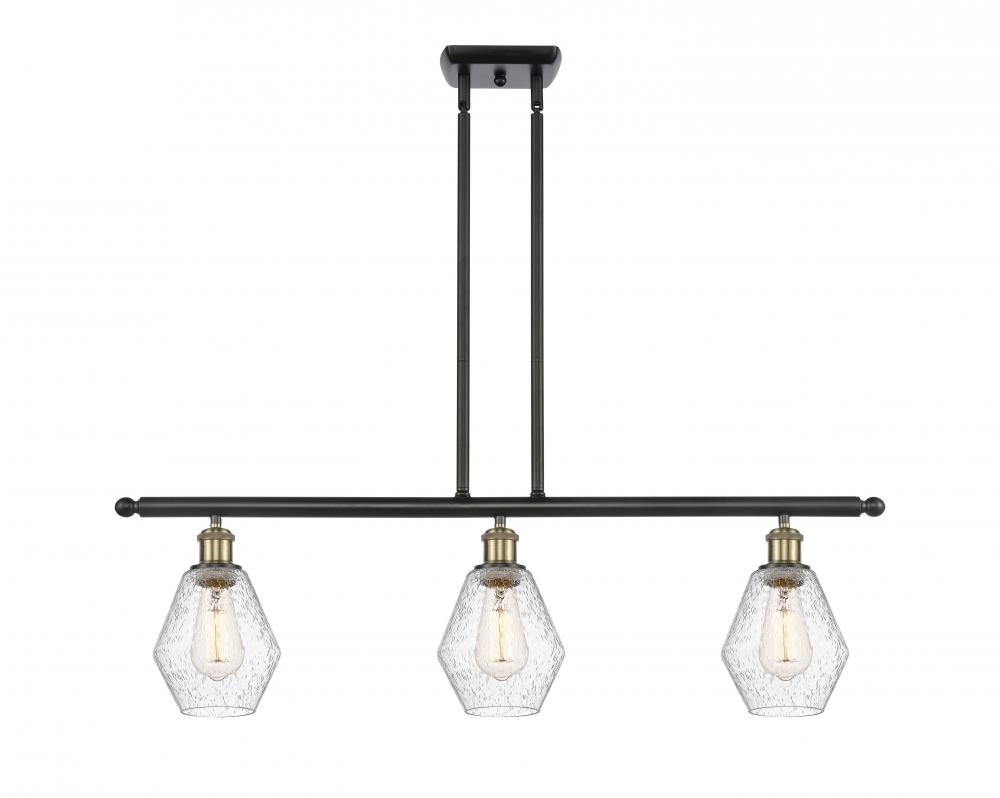 Cindyrella - 3 Light - 36 inch - Black Antique Brass - Cord hung - Island Light