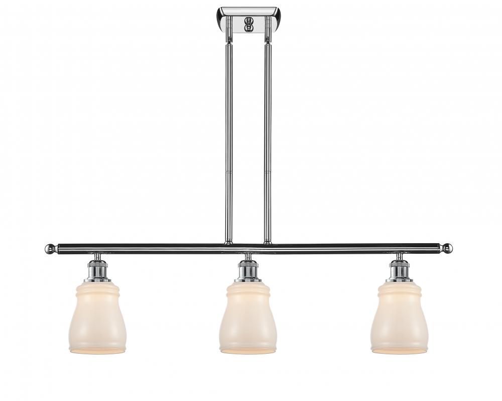 Ellery - 3 Light - 36 inch - Polished Chrome - Cord hung - Island Light