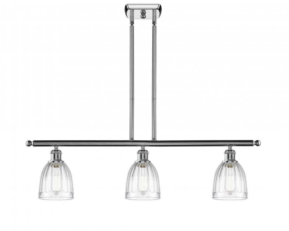 Brookfield - 3 Light - 36 inch - Polished Chrome - Cord hung - Island Light