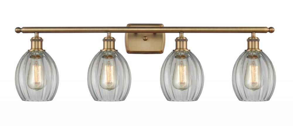 Eaton - 4 Light - 36 inch - Brushed Brass - Bath Vanity Light