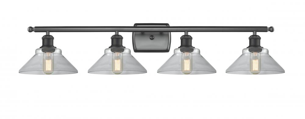 Orwell - 4 Light - 38 inch - Matte Black - Bath Vanity Light