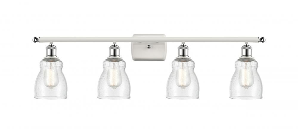 Ellery - 4 Light - 35 inch - White Polished Chrome - Bath Vanity Light