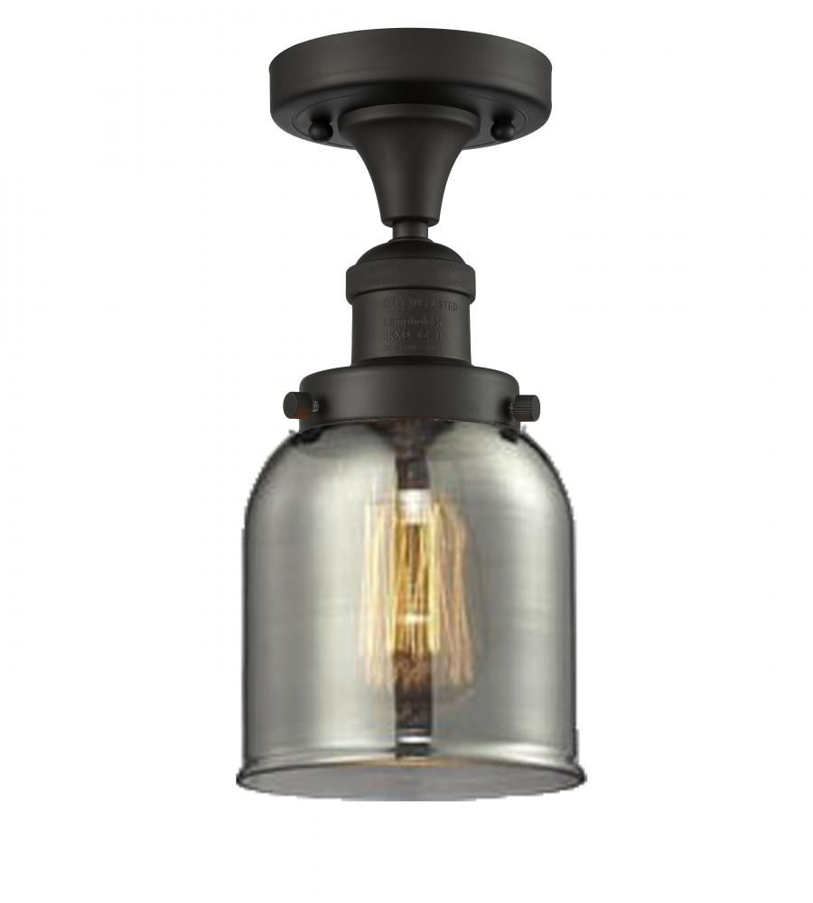 Bell - 1 Light - 5 inch - Oil Rubbed Bronze - Semi-Flush Mount