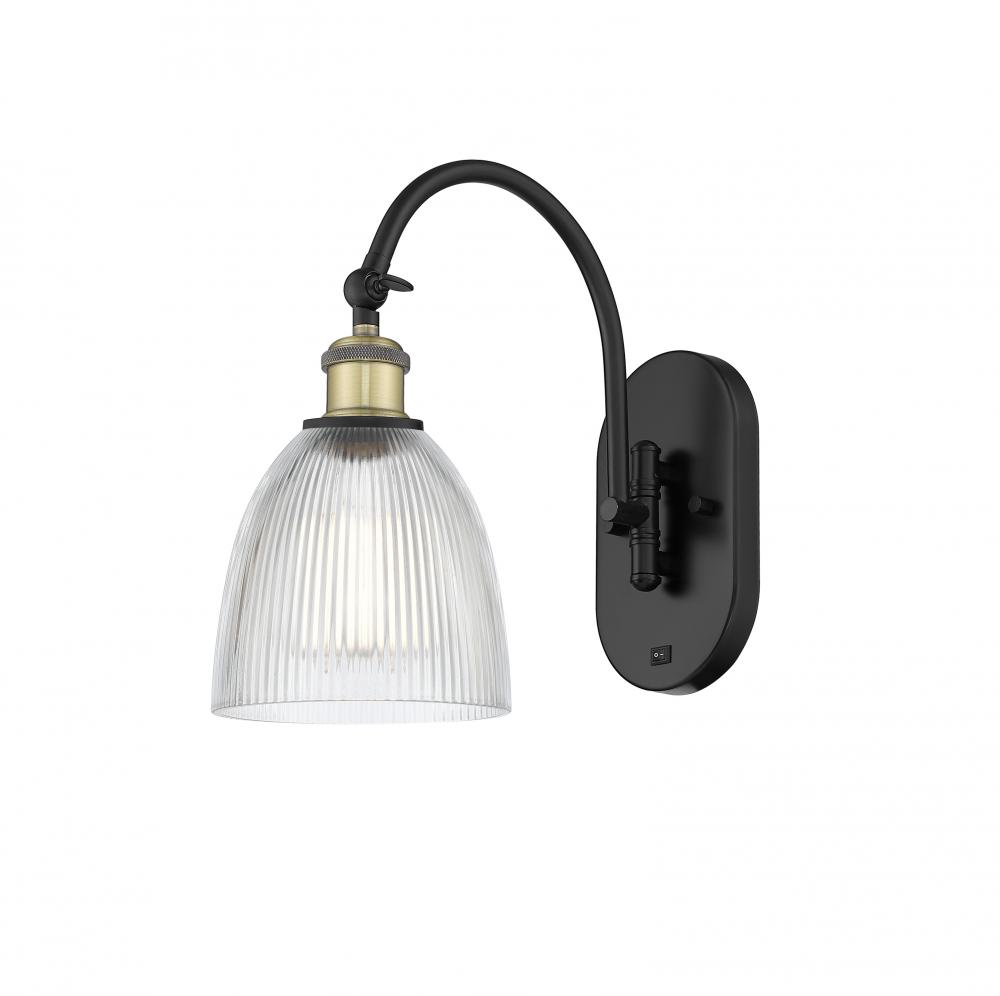 Castile - 1 Light - 6 inch - Black Antique Brass - Sconce