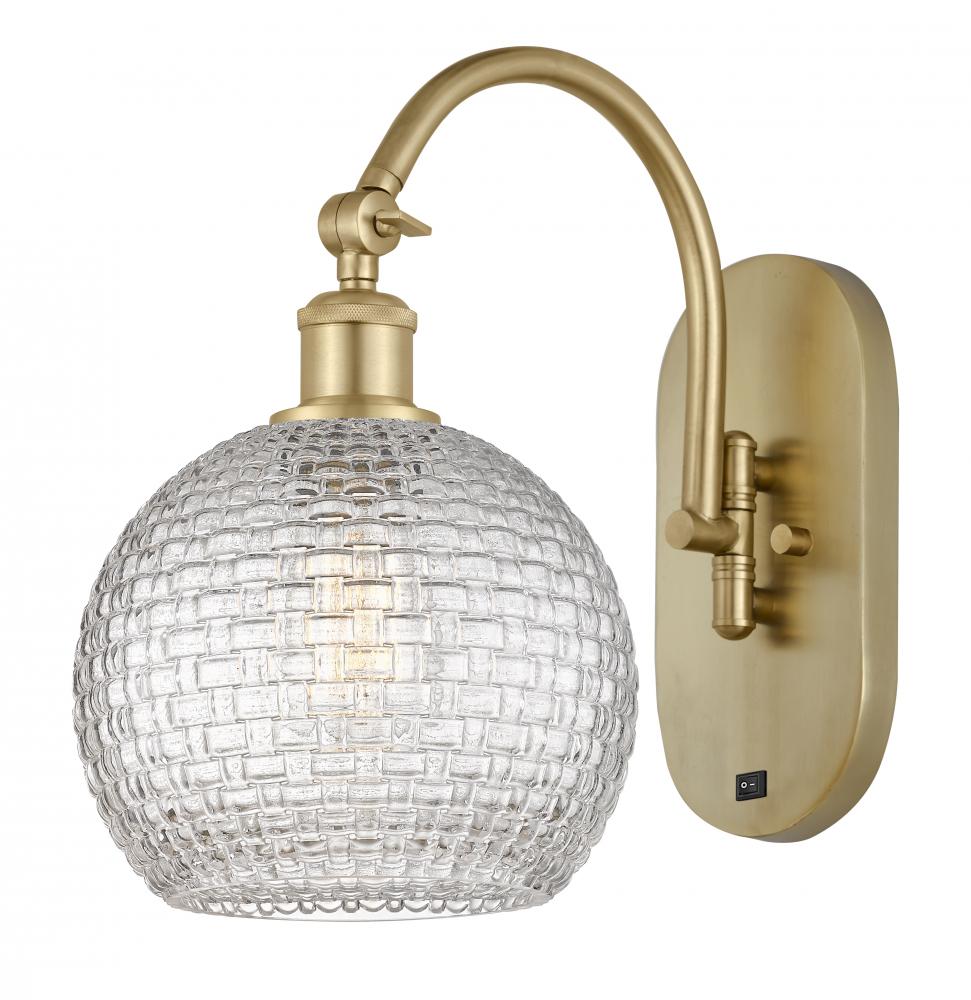 Athens - 1 Light - 8 inch - Satin Gold - Sconce