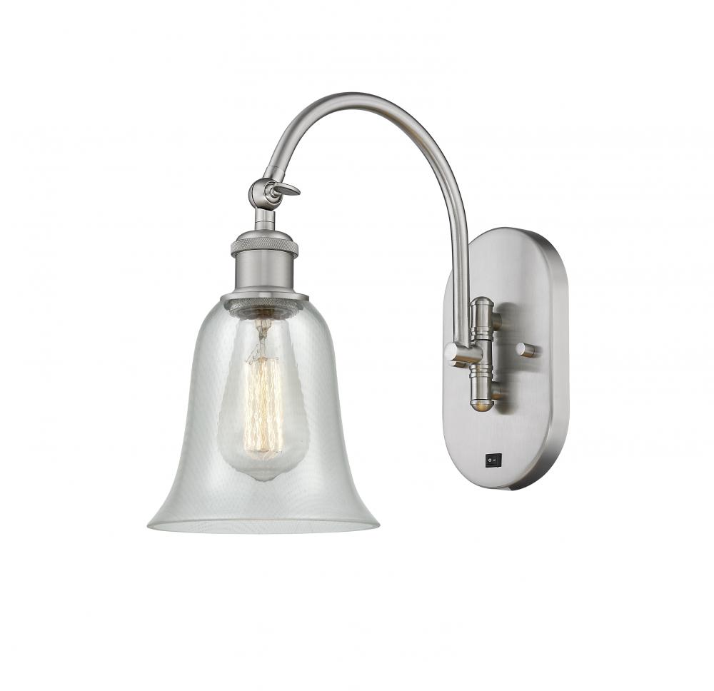 Hanover - 1 Light - 6 inch - Brushed Satin Nickel - Sconce