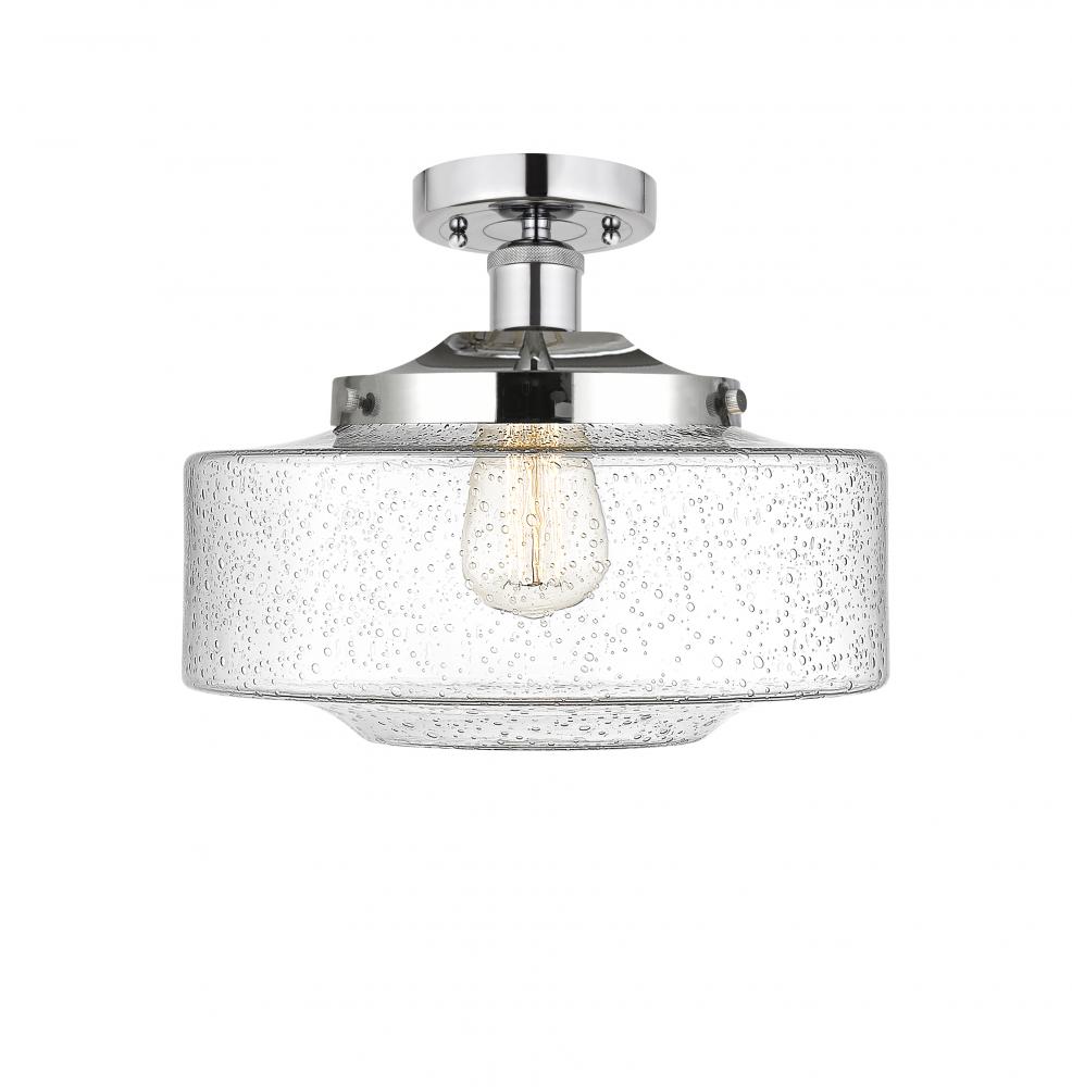 Bridgeton - 1 Light - 12 inch - Polished Chrome - Semi-Flush Mount