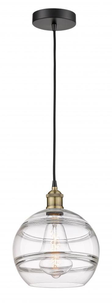 Rochester - 1 Light - 10 inch - Black Antique Brass - Cord hung - Mini Pendant