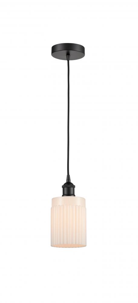 Hadley - 1 Light - 5 inch - Matte Black - Cord hung - Mini Pendant